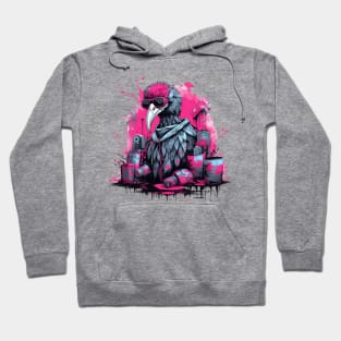 Cyberpunk flamingo Hoodie